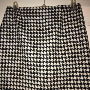 Skirt - Houndstooth lined Size S